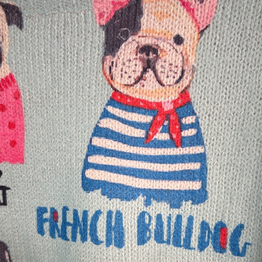 Dog Print Women's Top - Picture 3 of 13